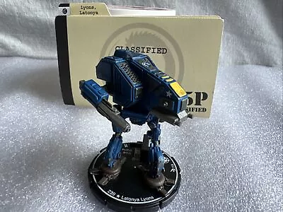 =Mechwarrior STORMHAMMER Latonya Lyons 118 Vulture UNIQUE With Dossier CARD = • $13.95