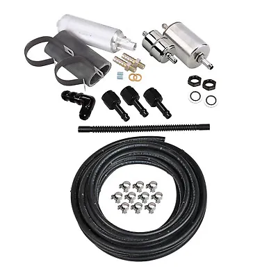 Holley EFI Fuel System Kit 20' 3/8  Vapor Gaurd Hose Fuel Pump & Filters 526-5 • $370.95