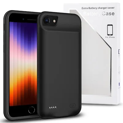$67.99 • Buy For IPhone 13/Pro Max/12 /11 SE3 External Battery Charger Case Power Bank Cover