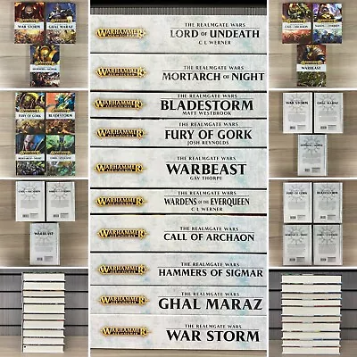 The Realmgate Wars Complete Series 1 - 10 Hardback 1st Editions Black Library • £224.95