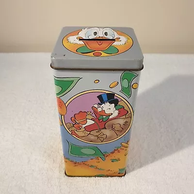 Disney Uncle Scrooge Sport Of Tycoons Tin Coin Bank Vintage Rare Metalcards Tin • $83.60