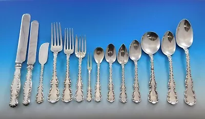 $10995 • Buy Louis XV By Whiting Sterling Silver Flatware Set For 12 Service 184 Pieces