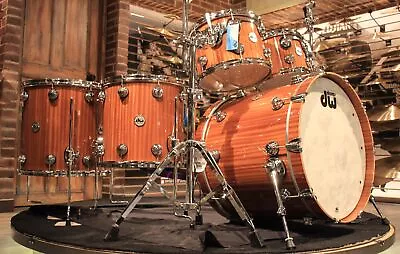 DW Collector's Series Maple/Mahogany 5pcs Natural Lacquer  -  New! • $5699