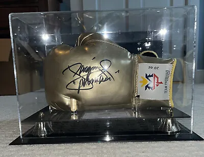 Manny Pacquiao Signed Autographed Gold Boxing Glove With Display Case • $500