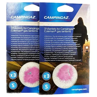 2 Packs - Campingaz X3 Size S -  Small Gas Lantern/Lamp Replacement Mantles • £9.98