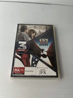 Conviction/ 127 Hours/ JFK DVD (3-Movie Collection) Region 4. VGC.  • $14.90