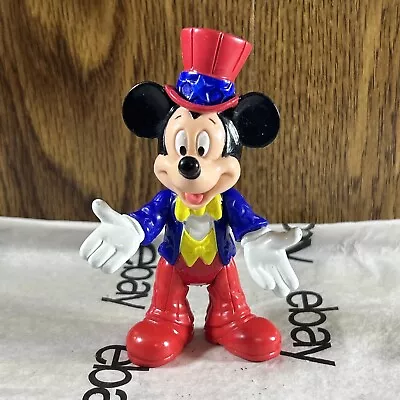 Disney Mickey Mouse Wearing A Top Hat And Suit From Epcot Figure/Toy. • $11.99