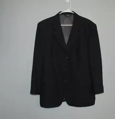 JOS A BANK 43 Executive Dark Blue Wool Blazer Jacket EUC Crested Metal Buttons • $29.99