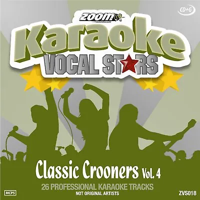 Zoom Karaoke Vocal Stars Volume 18 CD+G - Classic Crooners Vol.4 - Dean Martin • £3.95