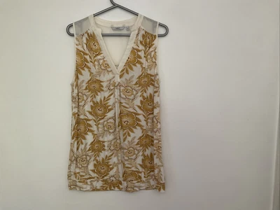 £0.99 • Buy Next Cream Mix Long Lightweight Soft Flow Top Size 12 VGC Worn Once Pull On 