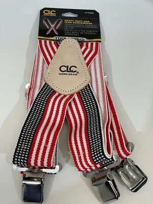 New Clc Model 110usa Flag Work Extra Wide Heavy Duty Suspenders 9311176 • $15.95
