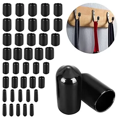 Rubber End Caps 40pcs Vinyl Round End Caps For Screw Vinyl Tube Flexible Pipe  • $10.71