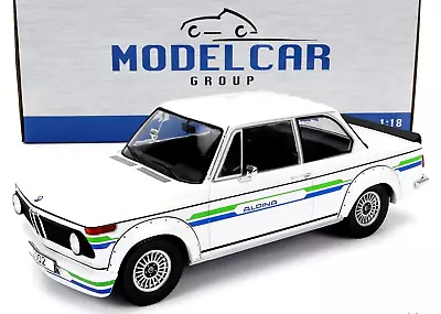 Mcg Model Car Group 1/18 Diecast 1973 Bmw 2002 Alpina In White Mgc18409r • $95.75