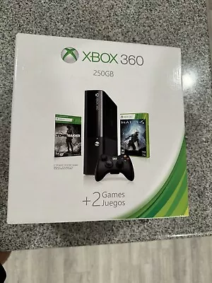 Microsoft Xbox 360 E 250GB Game Console - Halo 4 And Tomb Raider Bundle • $650