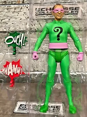 McFARLANE TOYS BATMAN CLASSIC TV SERIES THE RIDDLER With MASK 6  SCALE LOOSE • $15