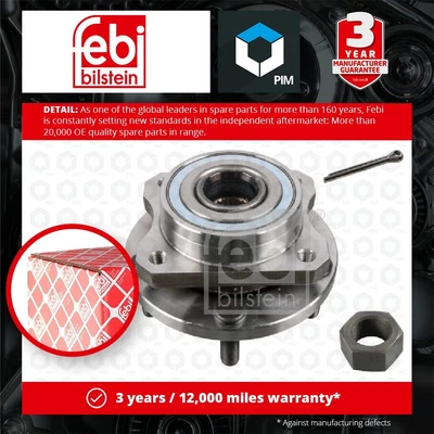 $153.64 • Buy Wheel Bearing Kit Fits CHRYSLER VOYAGER Mk3 2.8D Front Left Or Right 04 To 08