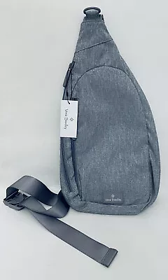 NWT Vera Bradley ReActive Sling Backpack In Medium Heather Gray MSRP$85 • $39.99