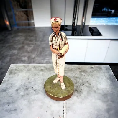 Signed Michael Garman Healing Touch Nurse Sculpture Figurine • $299.99