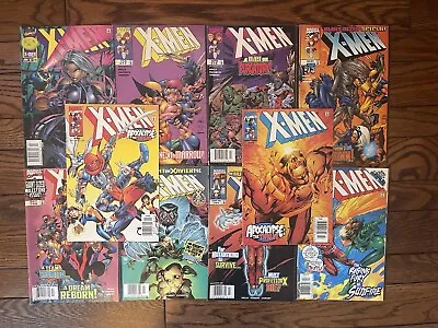 X-Men Vol. 1 Comic Lot Of  (10)  Marvel  Grades Range From FN+ To VF • $12