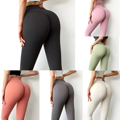 $16.13 • Buy Women Stretch Yoga Leggings Fitness High Waist Pants Sports Running Gym Trousers