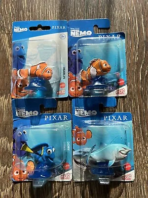 Disney Pixar Finding Nemo Lot Of 4  Mattel Micro Collection Toys Mini Figures • $10.99