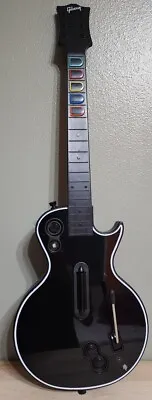 $34.99 • Buy XBOX 360 Wireless Gibson Les Paul Guitar Hero Controller Red Octane Parts Repair