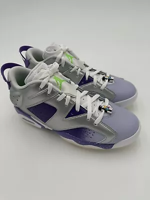 Jordan Retro 6 G NRG Metallic Silver Oxygen Purple Golf Shoes - SU23 Size 10.5 • $140