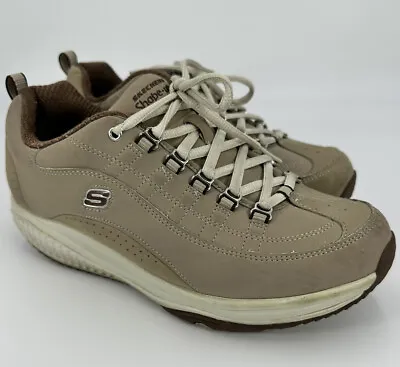 Skechers Shape Ups Women’s XF Energy Blast Shoes 12321 Tan Leather Size 8.5 US • $39.95
