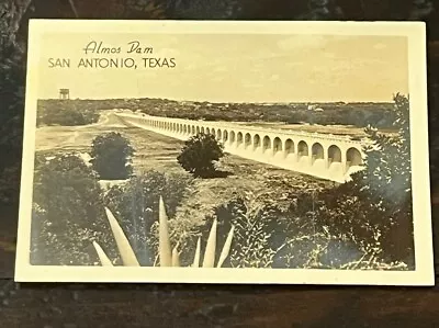 Vintage Photo Card Olmos Dam San Antonio Texas • $4.99
