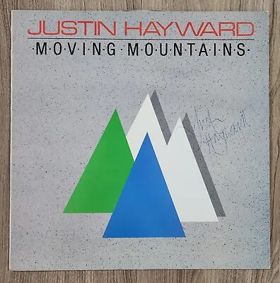 Justin Hayward Signed Moving Mountains Vinyl Record The Moody Blues LEGEND RAD • $179.99