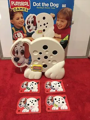 Dot The Dog Matching And Memory - Playskool Game 1995 Read  • $11