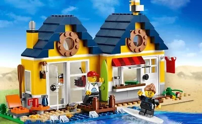 LEGO CREATOR: Beach Hut (31035). 100% Complete Including Booklets. No Box. • $38.85