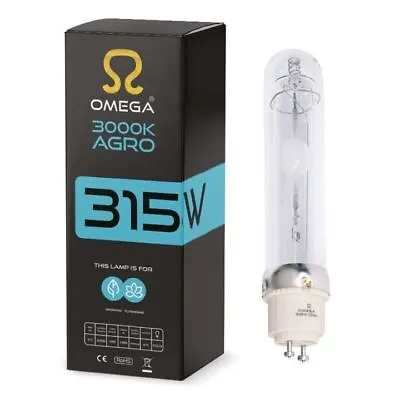 315W Cdm Lamp 3000K Omega Hydroponics Bulb Light Flowering Veg Metal Halide • £39.99