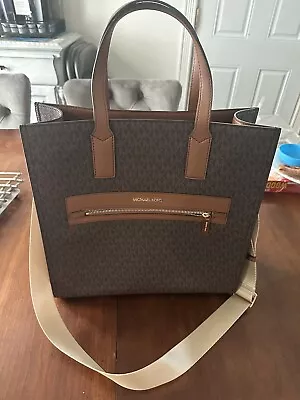 Michael Kors Kenly Large Tote Bag MK Signature NEW • $120