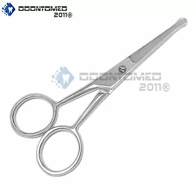 New Mustache Ear Nose Hair Scissors 3.5  Trimmer Tip Ear ODM Instruments • $7.05