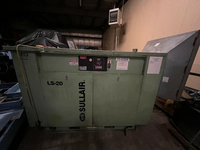$7950 • Buy Sullair Model Ls20 100sl/a/sul100 Hp Rotary Screw Air Compressor, 2001