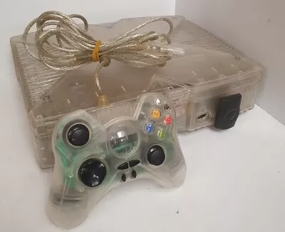 Microsoft Xbox Crystal Pack 8GB Translucent Console - Untested • £79.99