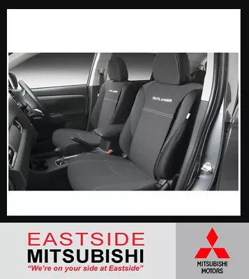 Genuine Mitsubishi Zj-zk Outlander Neoprene Front Seat Covers Mz350200 • $507.44