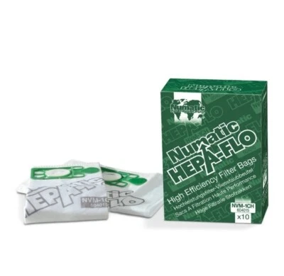 GENUINE Henry Hoover Bags X 10 Hepa Numatic Hepaflo Brand New • £10.49