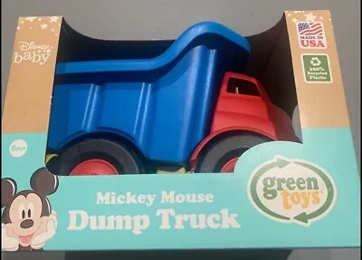 Disney Baby Mickey Mouse Dump Truck Green Toys 6m+ 100% Recycled Plastic • $21