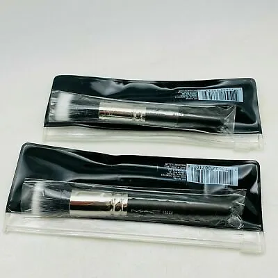 MAC Cosmetics Fiber Brush (choose) - NEW IN PLASTIC CLEAR BAG. • $33.62
