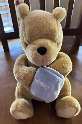 Gund Disney Classic Winnie The Pooh Plush Musical Wind Up 9  Hunny Pot • $20