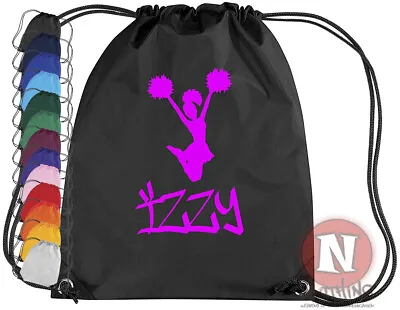 Personalised Cheerleader Sports Kit Bag. Team Goals PE School Add Child's Name • $25.10