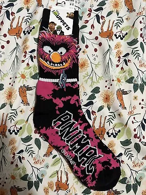 Disney The Muppets Animal Crew Socks Size 8-12 • £12.28