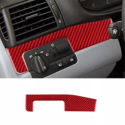 For BMW 3 Series E46 Red Carbon Fiber Interior Driver Side Dashboard Cover Trim • $13.56