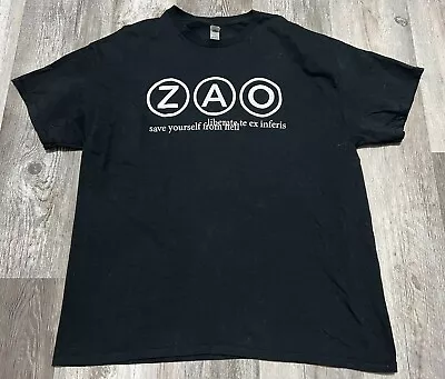 ZAO SHIRT XL Training For Utopia Embodyment Strongarm Underoath Living Sacrifice • $50