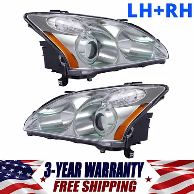 1 Pair HID+Halogen Headlights Headlamps For 2004-2009 Lexus RX330 RX350 RX400h  • $180.50