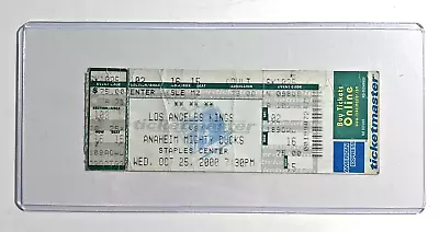 LA Kings Vs Anaheim Mighty Ducks NHL Ticket Stub 10/25/2000 Luc Robitaille • $11.24