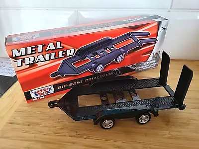 Motormax Metal Car Van Trailer 4 Wheel Die-Cast Transporter 1:43 Scale New Boxed • £11.50