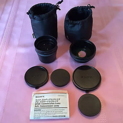 SONY Ultimate Lens Bundle: SONY VCL DH1758 VCL DH0758 & VCL M3358 Lenses • $225